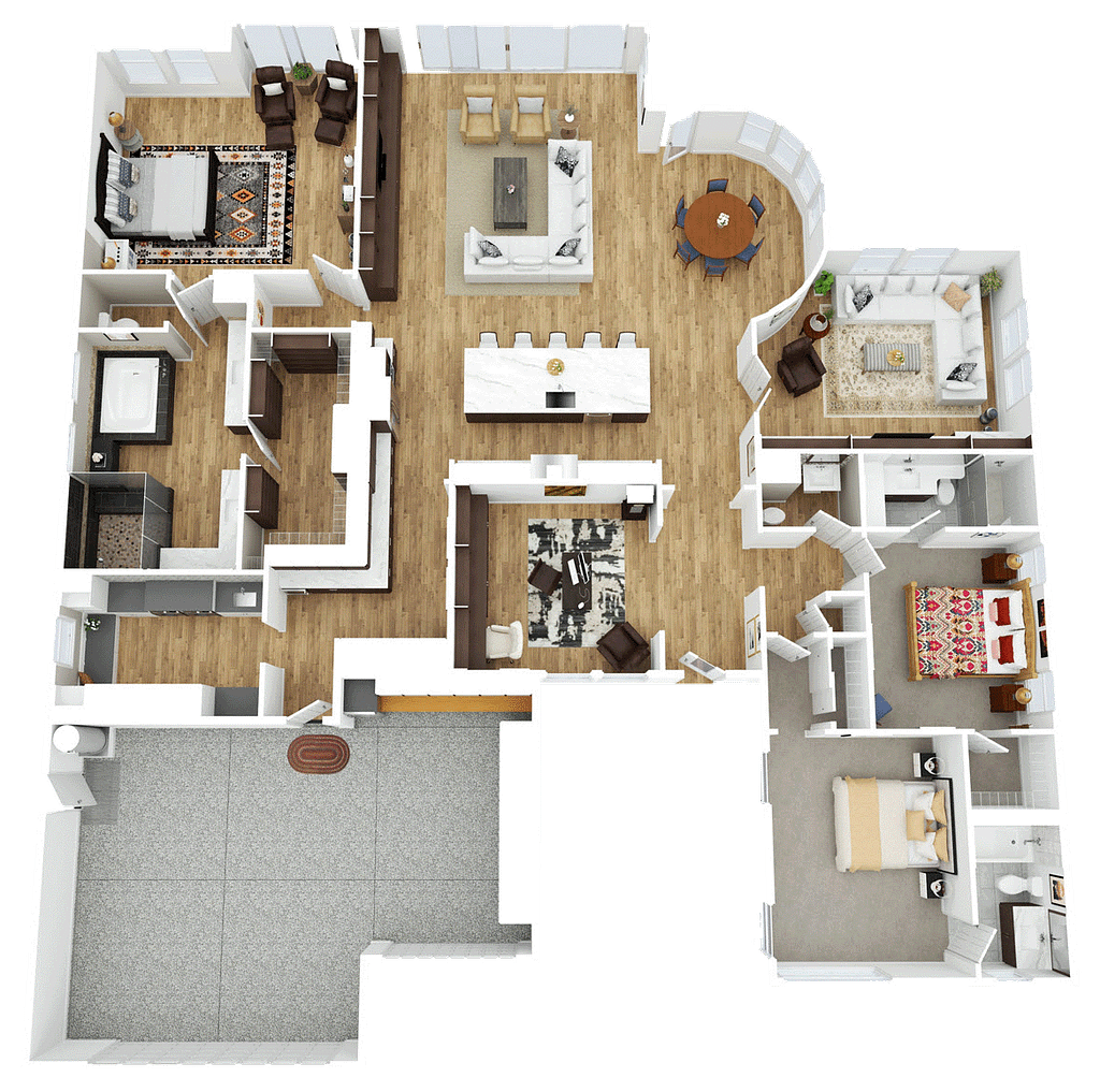 3D Floor Plan by Snap2Close Real Estate Photography