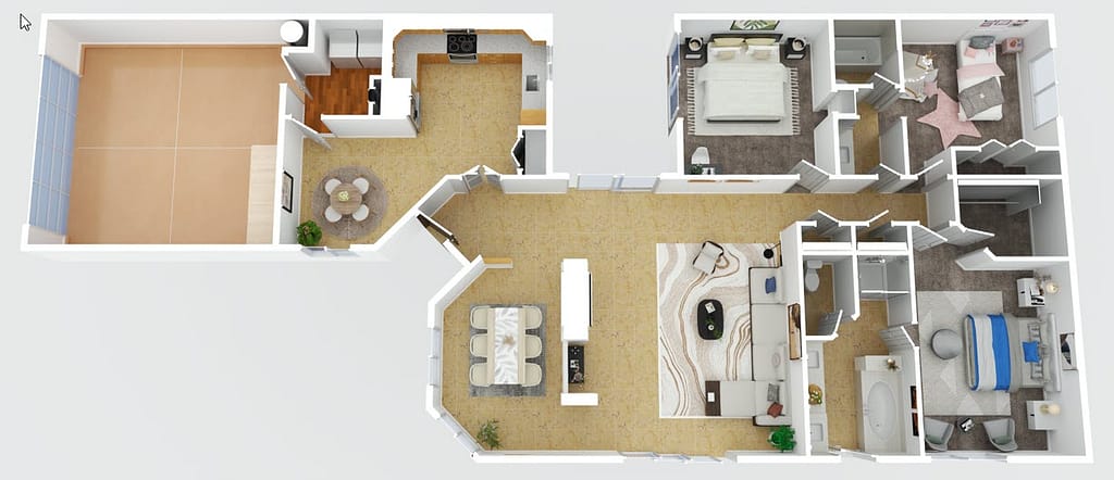 3D Floor Plans by Snap2Close Real Estate Photography