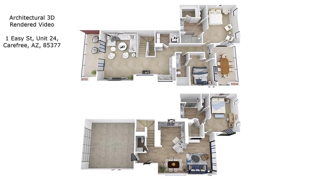 Animated 3D Rendered Videos by Snap2Close Real Estate Photography in Scottsdale, Arizona