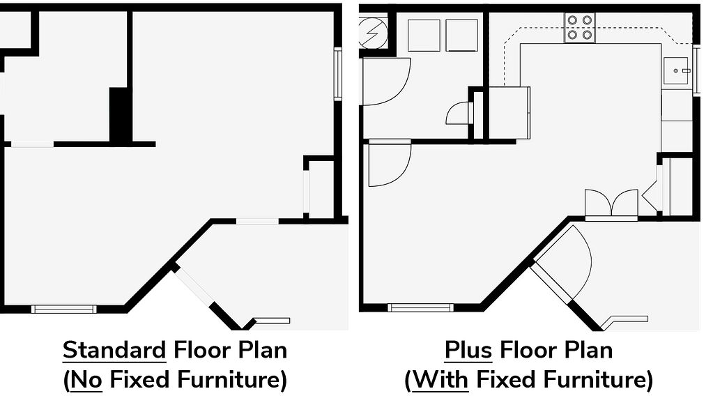 Floor Plan Comparisons by Snap2Close Real Estate Photography