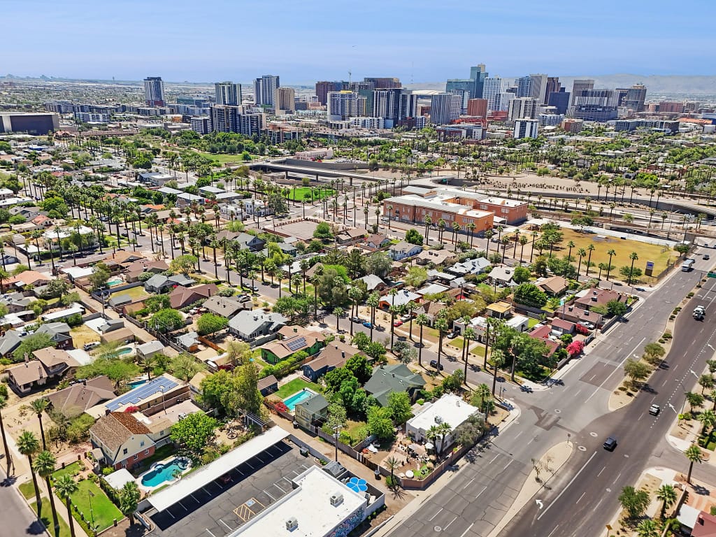Professional Drone Photos by Snap2Close Real Estate Photography serving Phoenix, Tucson, Dallas, Ft. Worth, Tampa and NYC.