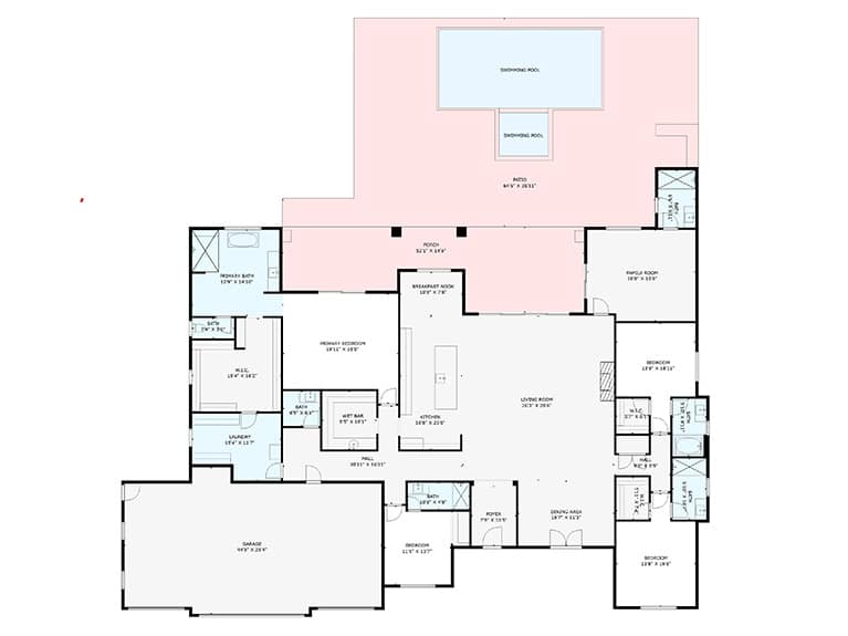 2D Floor Plan Marketing CubiCasa Sample by Snap2Close Real Estate Photography