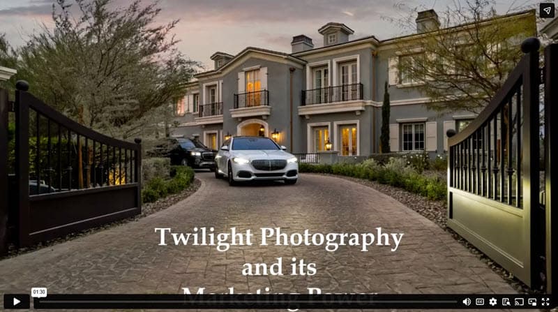 Virtual Twilight for Real Estate Photography Video Placeholder