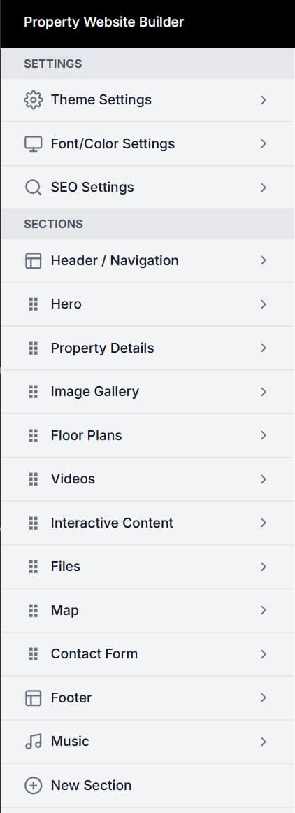 Property Website Navigation Tools for Real Estate Photography