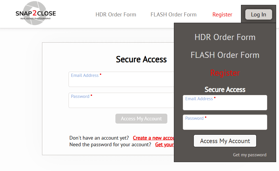 Login Registration