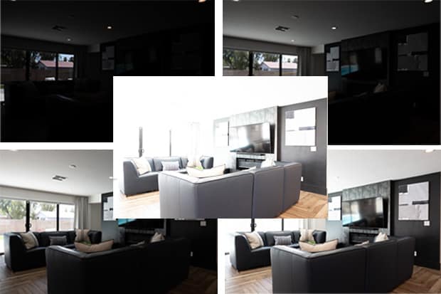 Professional Real Estate Photography HDR 5-bracket images for HDR by Snap2Close