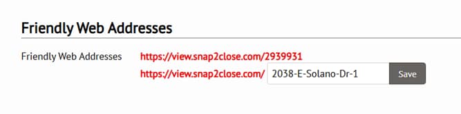 Friendly Web Addresses